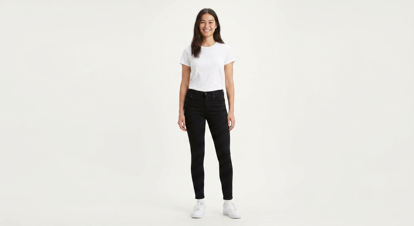 Černé rifle Levis Vel.: 38 - Kalhoty
