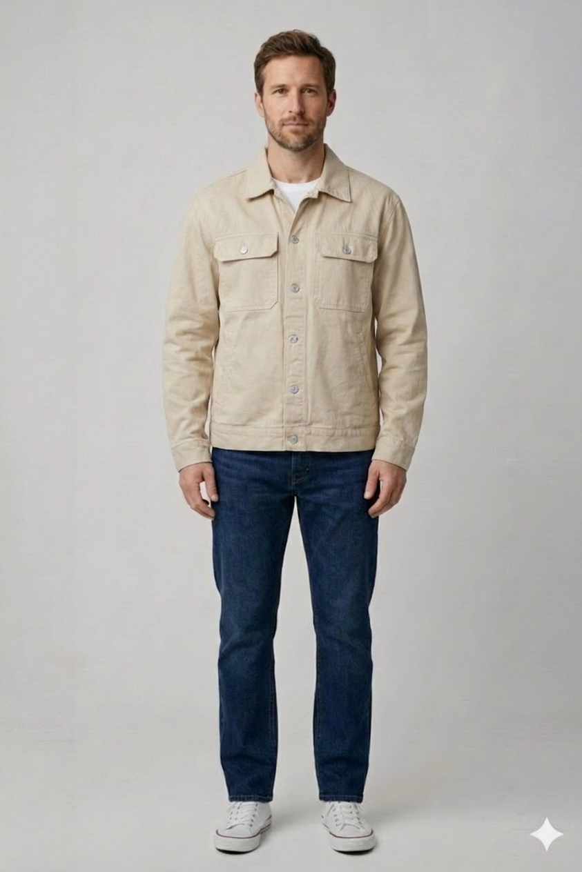 Riflová bunda H&M Vel.: 54 - Bundy a kabáty