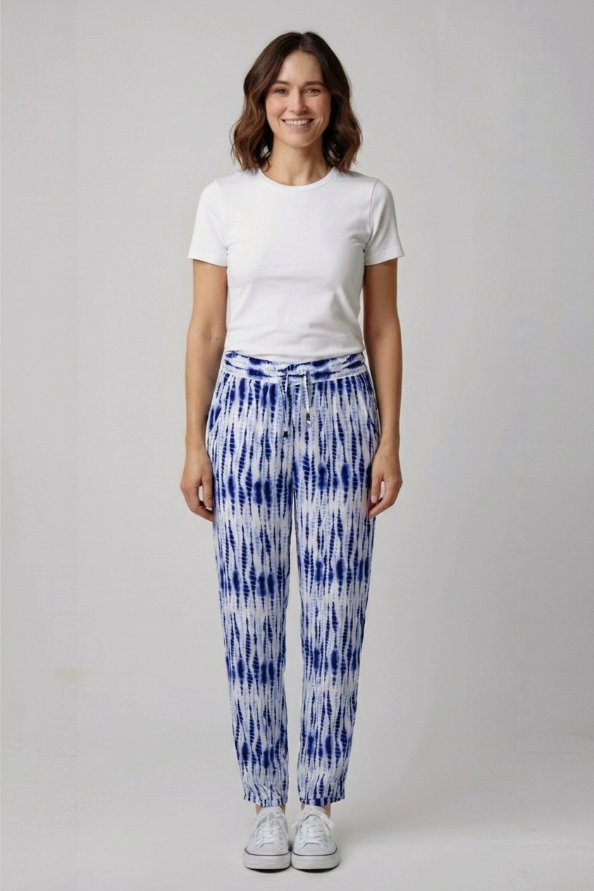 Modré kalhoty Up Fashion Vel.: 36 - Kalhoty