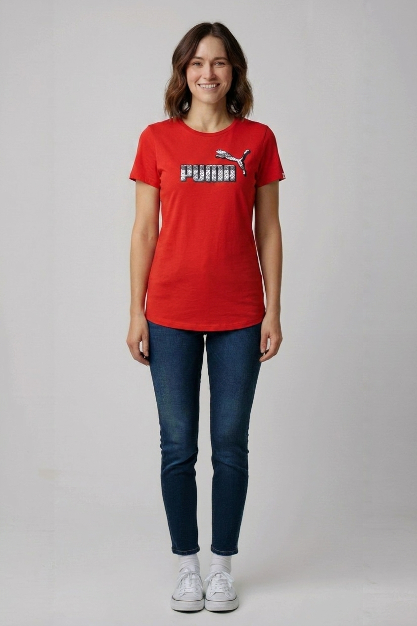 Červené tričko Puma Vel.: 38 - Trička