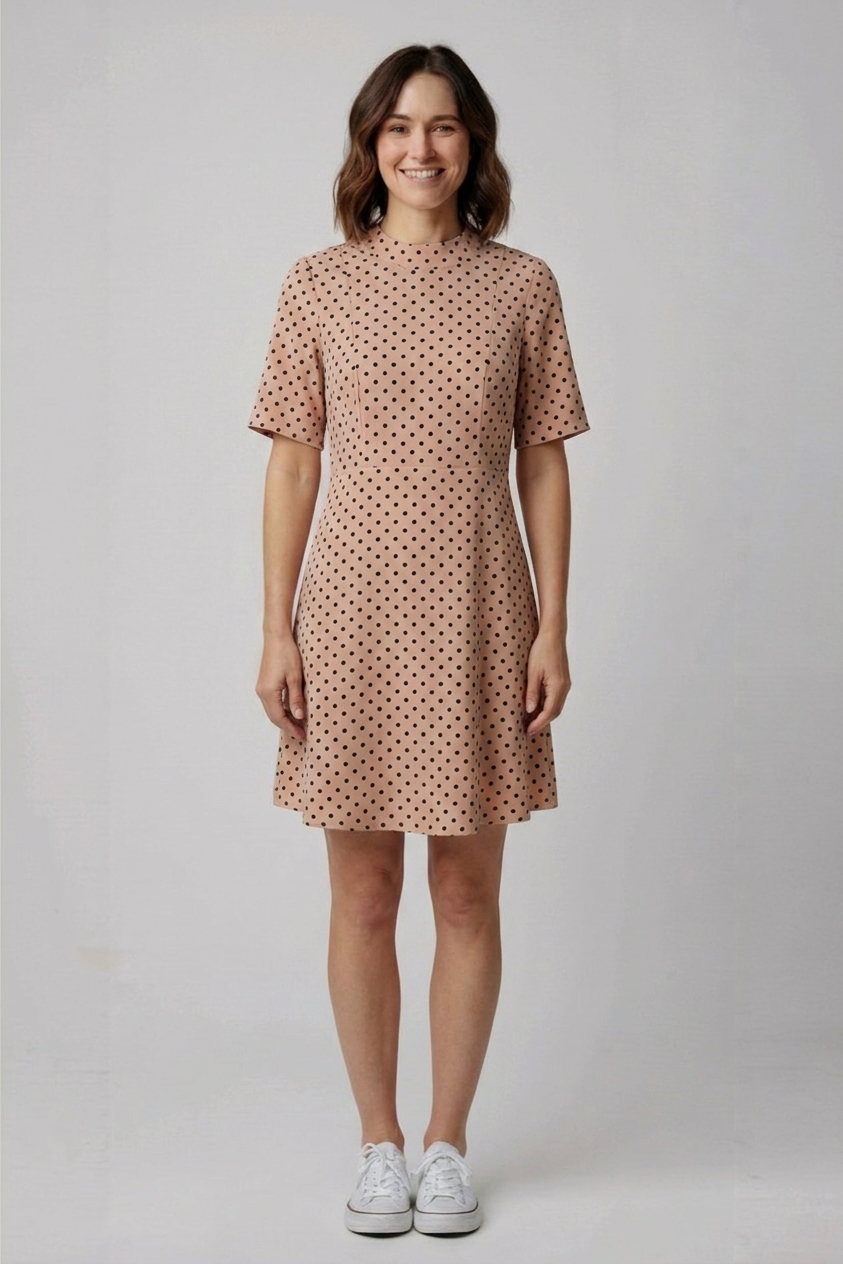 Béžové šaty H&M Vel.: 38 - Šaty