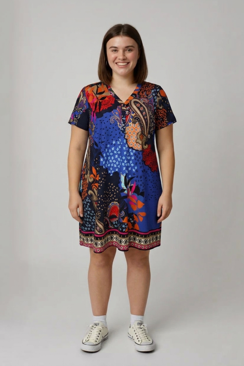 Barevné šaty Laurina Vel.: 44 - Šaty