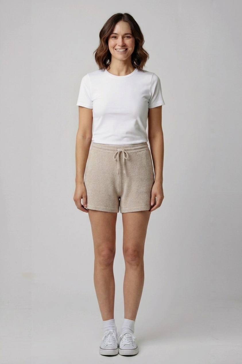 Béžové šortky H&M Vel.: 42 - Šortky