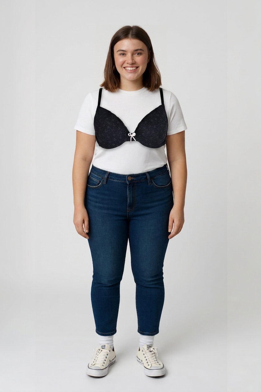 Černá podprsenka Lingerie Vel.: 85 - Spodní prádlo