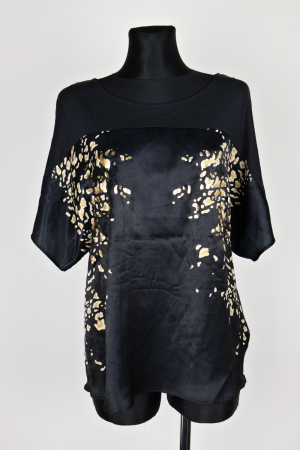 Černá halenka M & S Vel.: 44 - Halenky