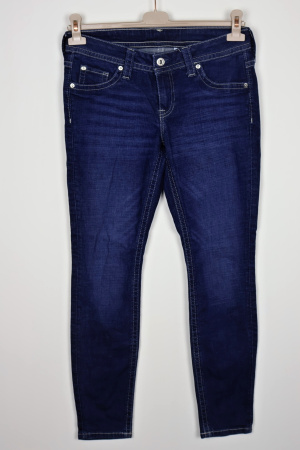 Modré rifle H&M Vel.: 42 - Kalhoty