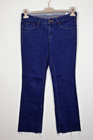 Modré rifle H&M Vel.: 40 - Kalhoty