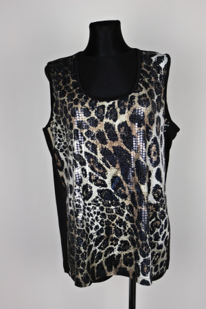 Leopardí top Via Appia Vel.: 46 - Trička