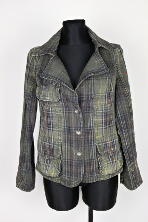 Zelené sako Hilfiger Denim Vel.: 40 - Bundy a kabáty