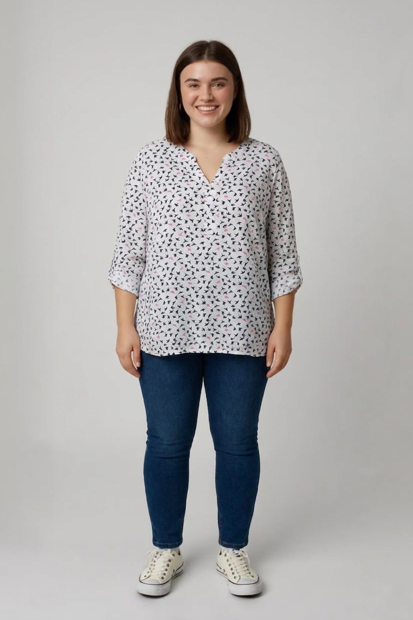 Bílá halenka Cecil Vel.: 48 - Halenky