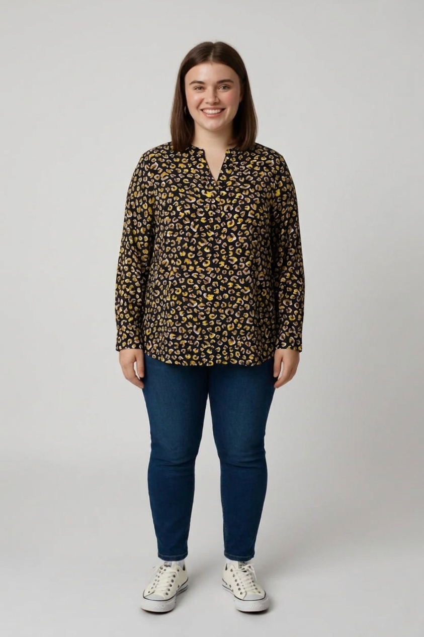 Leopardí halenka Vel.: 44 - Halenky