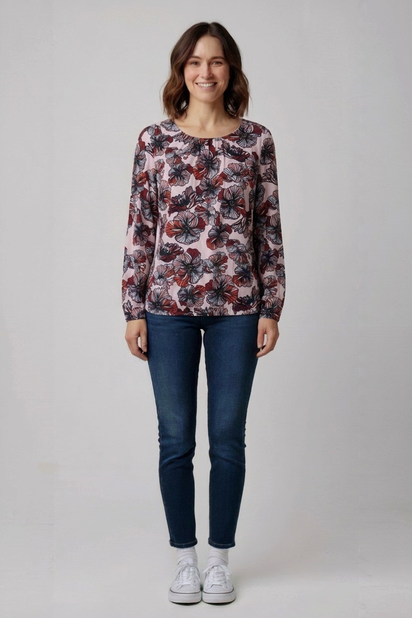 Květinová halenka Betty & Co Vel.: 38 - Halenky