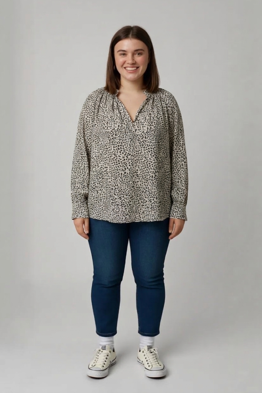Vzorovaná halenka H&M Vel.: 44 - Halenky