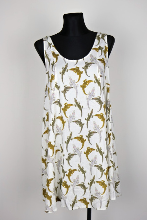 Bílé šaty H&M Vel.: 38 - Šaty