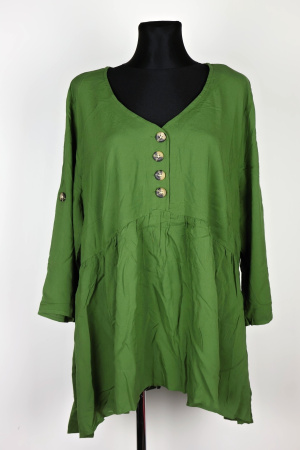Zelená tunika b.p.c. Vel.: 54 - Halenky
