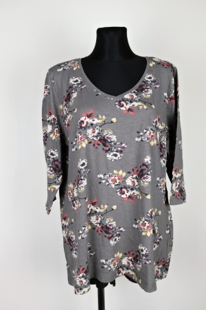 Květinové tričko Mia Moda Vel.: 50 - Trička
