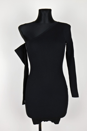 Černé šaty Bershka Vel.: 38 - Zimní šaty