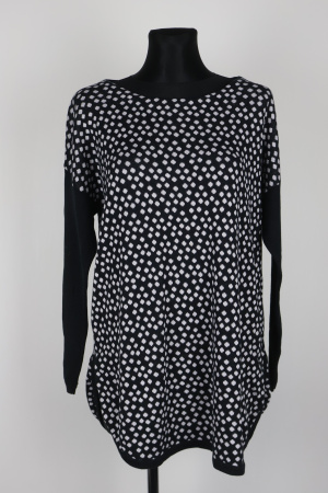 Černý svetr Alba Moda Vel.: 44 - Svetry