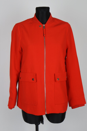Oranžová bunda H&M Vel.: 38 - Bundy a kabáty